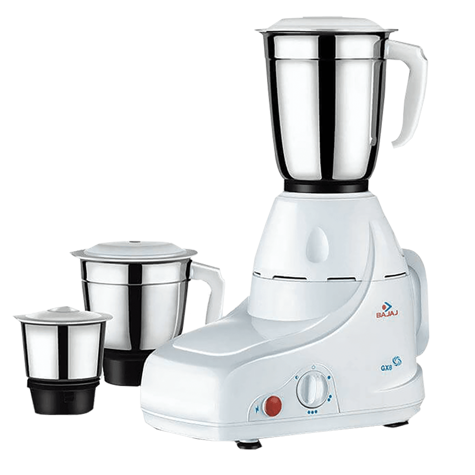 Buy Bajaj GX 8 500 Watt 3 Jars Mixer Grinder (18000 RPM, Multiple Speed